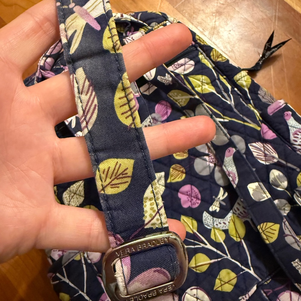 Vera Bradley small backpack in retired "Floral Nightingale" - Picture 12 of 13